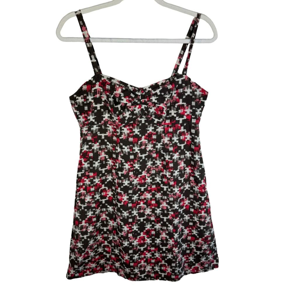 Patagonia Multicolor Sweatheart Neckline Hemp Organic Cotton Above Knee‎ Dress 8